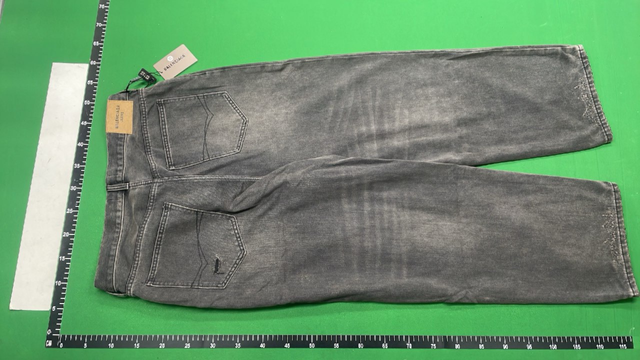 Black Wide Leg Jeans for Women High Waist Denim Trousers -4
