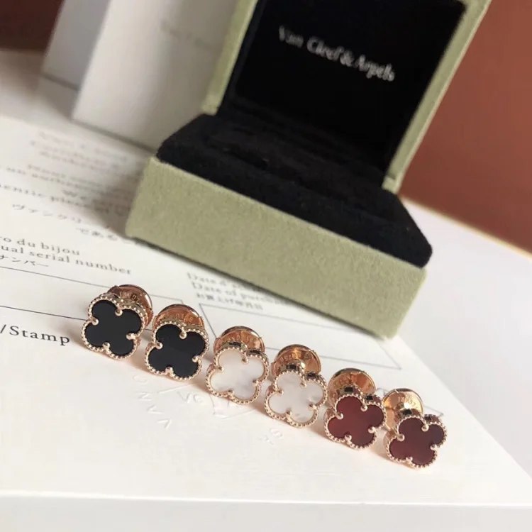 Van Cleef & Arpels VCA New Fashion Four Leaf Clover Earrings（14 styles) -3
