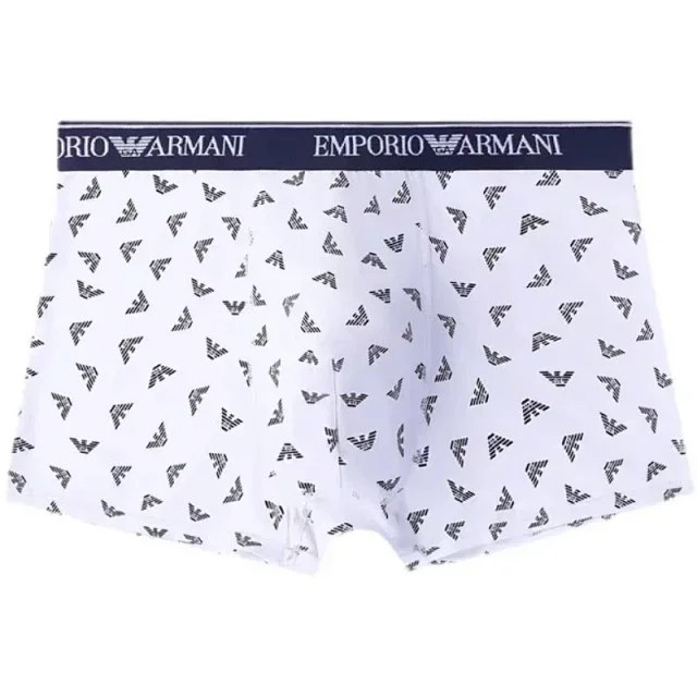 EMPORIO ARMANl Men's stylish printed logo briefs Boxer briefs Underwear 4PCS（6 styles） -3