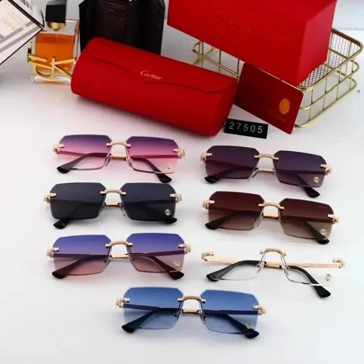 Cartier Gradient Color Fashion glasses -2