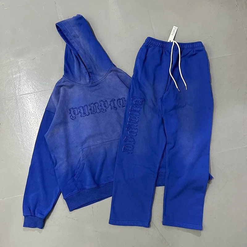 Purple Brand Tracksuit set -3