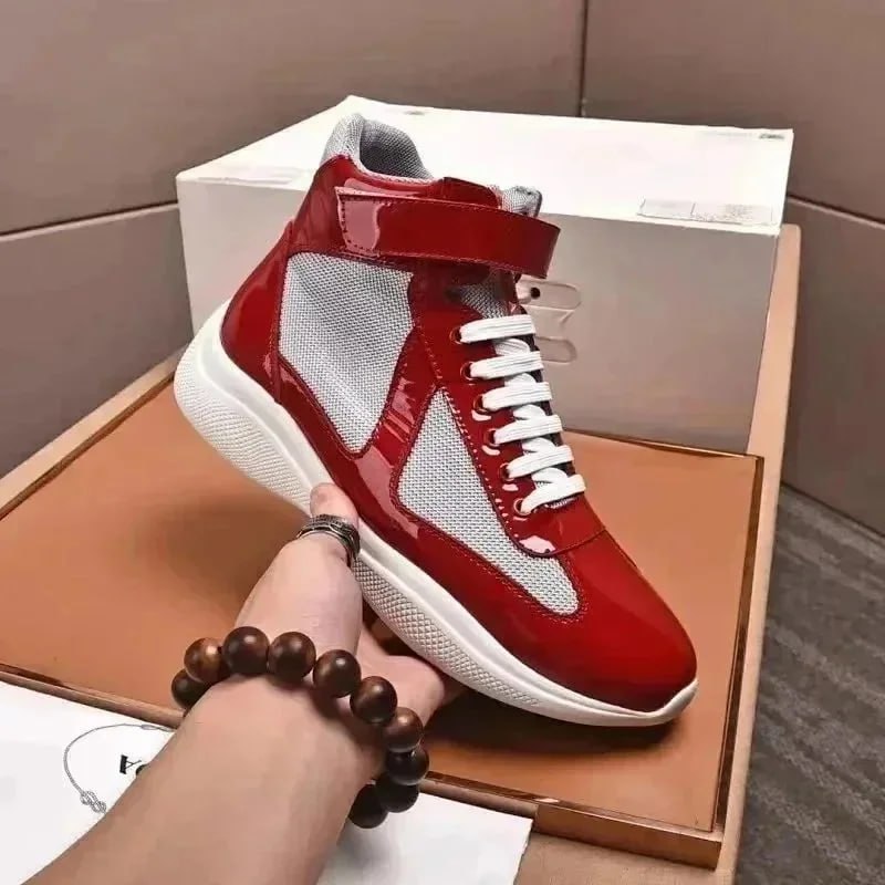 Prada America's Cup Shoes High-Top Sneakers -4