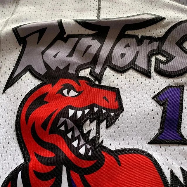 NBA Tracy McGrady retro Tyrannosaurus purple jersey men's and women's casual jersey Basketball Jersey（2 CP) -3
