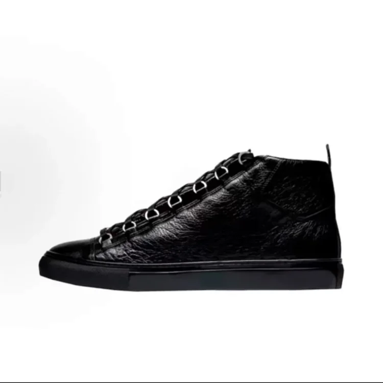 balenciaga arena shoes leather