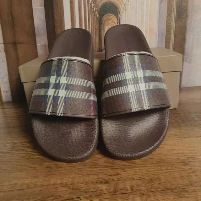 Burberry stylish home leisure non-slip slippers -3