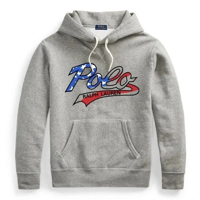 Ralph Laure Polo Sport New autumn and winter Paul Morgan sports embroidered cotton hooded top -3