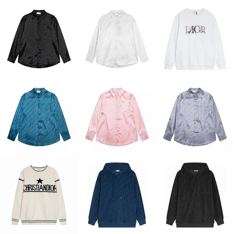 Dior Printed long-sleeved loos