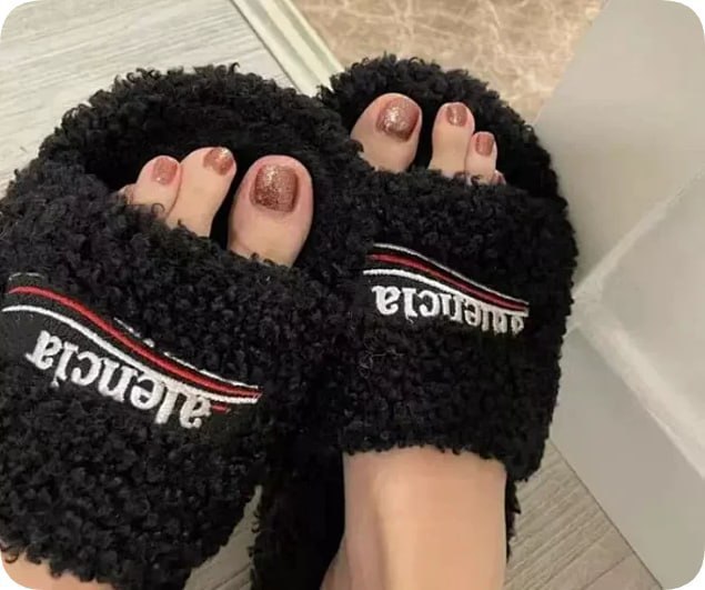 Balenciaga cotton slippers -4