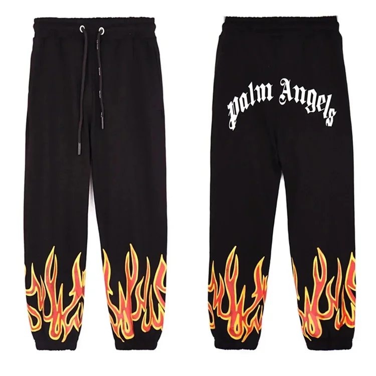 Flame Print Joggers