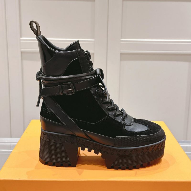 Classic High Heel Martin Boots -3