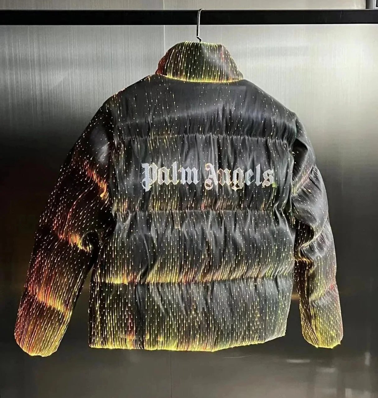Palm Angels Reflective down jacket -4