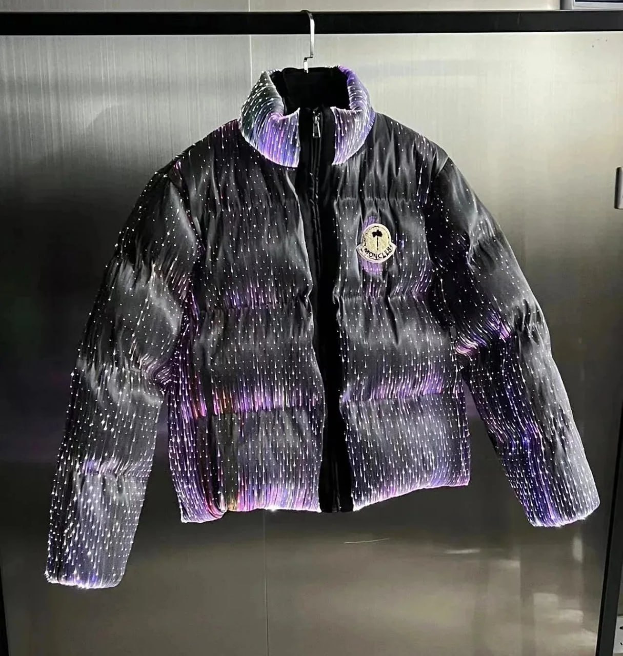 Palm Angels Reflective down jacket -3