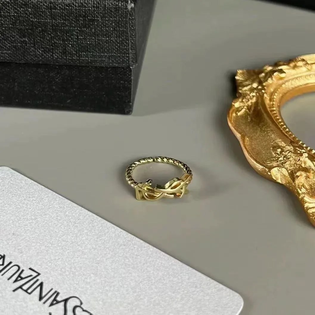 Yves Saint Laurent Monogram Ring [2 styles] -4