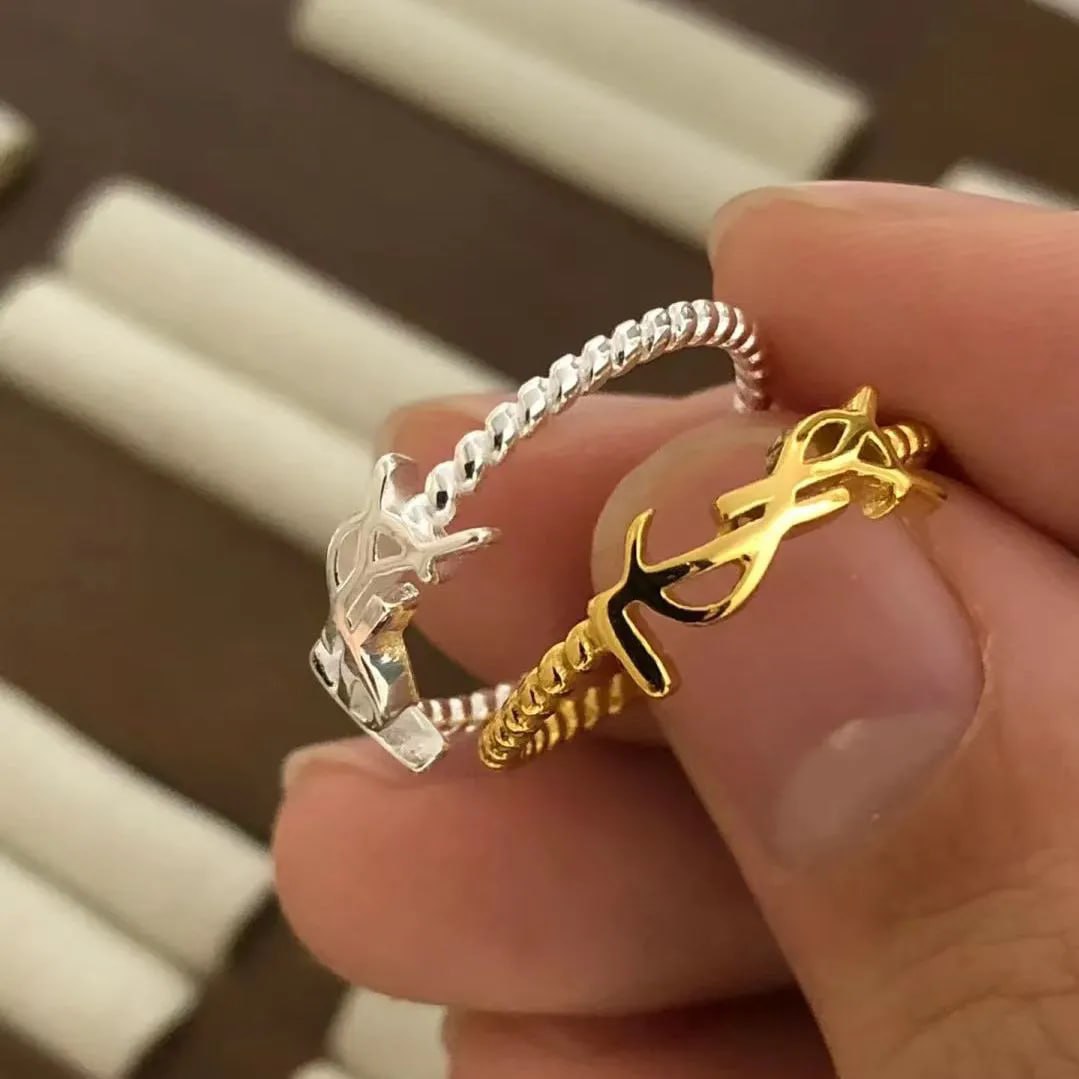 Yves Saint Laurent Monogram Ring [2 styles] -3
