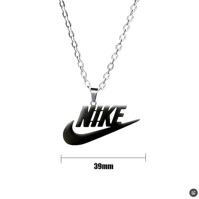 Nike Swoosh Script Necklace [4 styles] -4