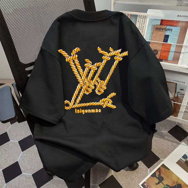  LV Monogram Embroidered T-Shirt [2 styles] -2