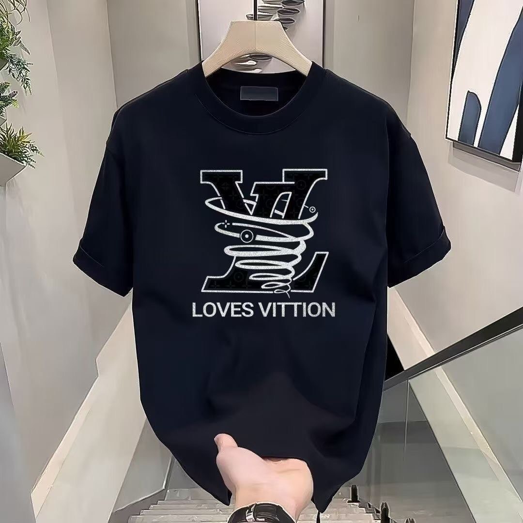 LV Monogram Print T-Shirt [1 style] -3