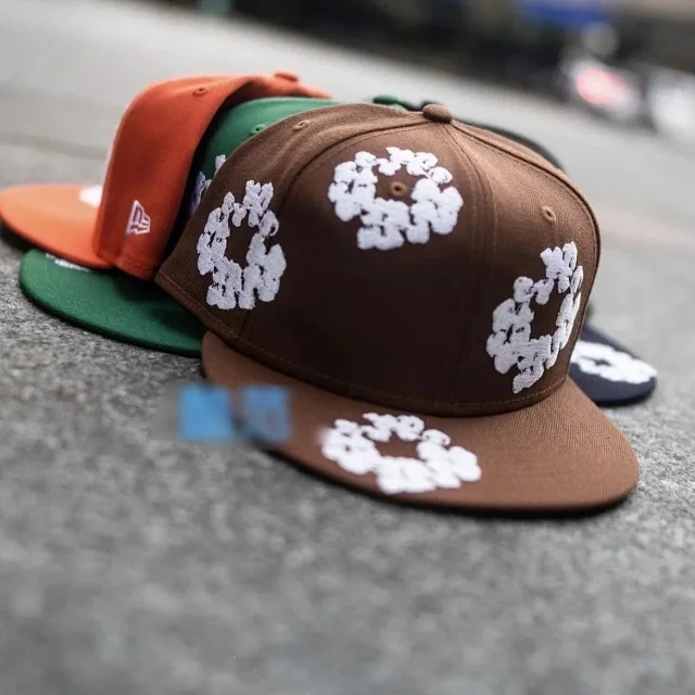 DENIM TEARS Wreath Snapback Hats [4 styles] -4