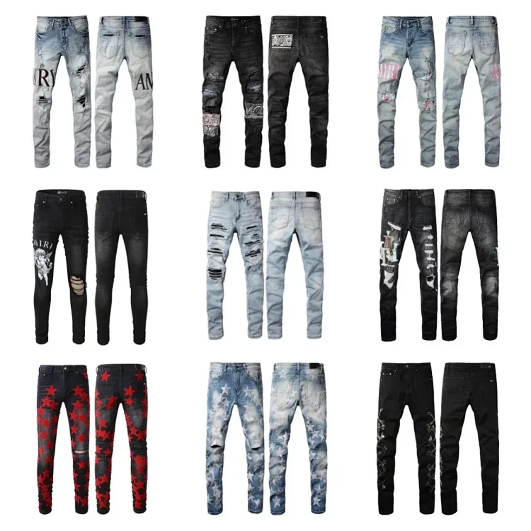 AMIRI Distressed and Graphic J