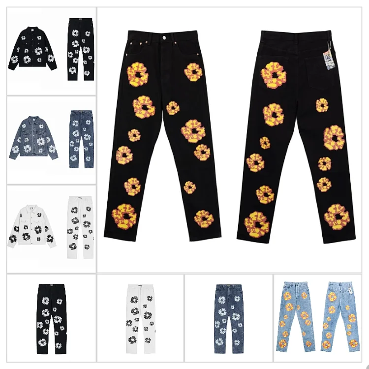 Denim Tears Flower Print Jeans