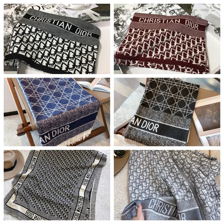  Christian Dior Oblique Scarf 