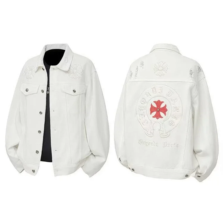 Chrome Hearts Floral Embroidery Denim Jacket [40 styles] -2