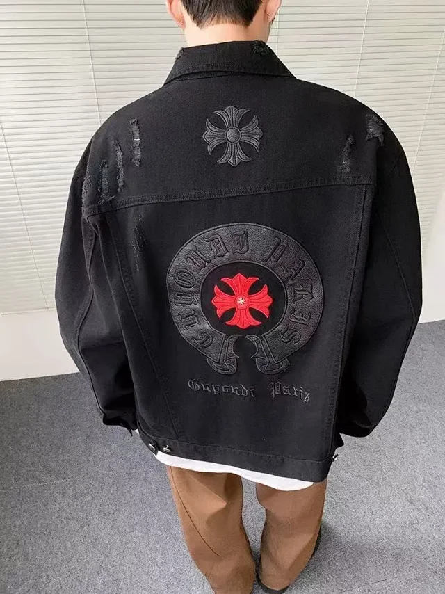 Chrome Hearts Floral Embroidery Denim Jacket [40 styles] -4