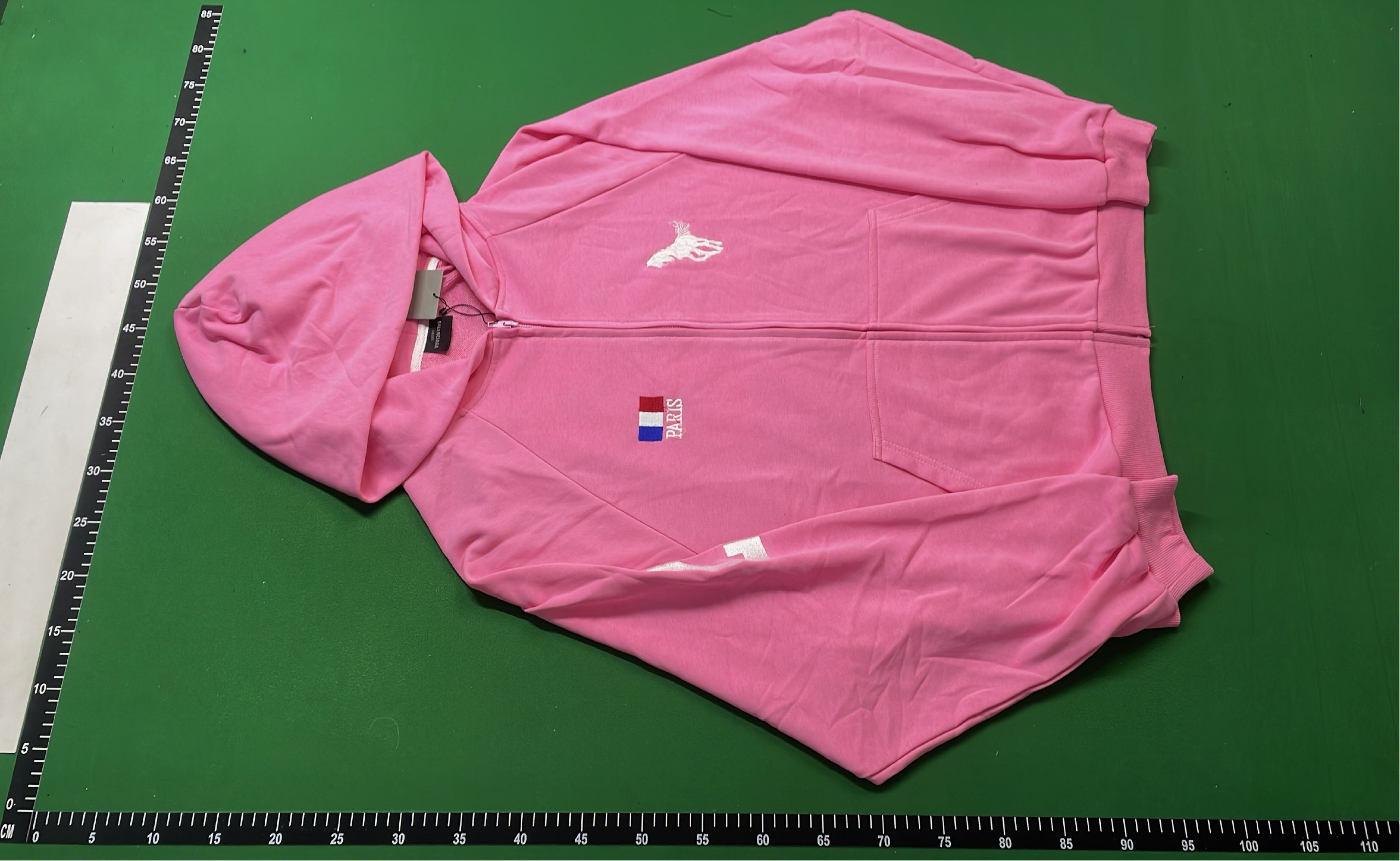 Pink Hoodie with Silver -4